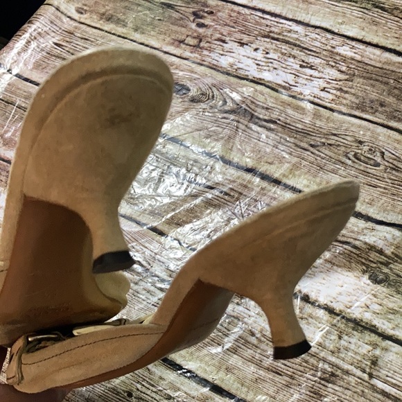 Prada Suede Kitten Heeled Mules - Picture 12 of 12